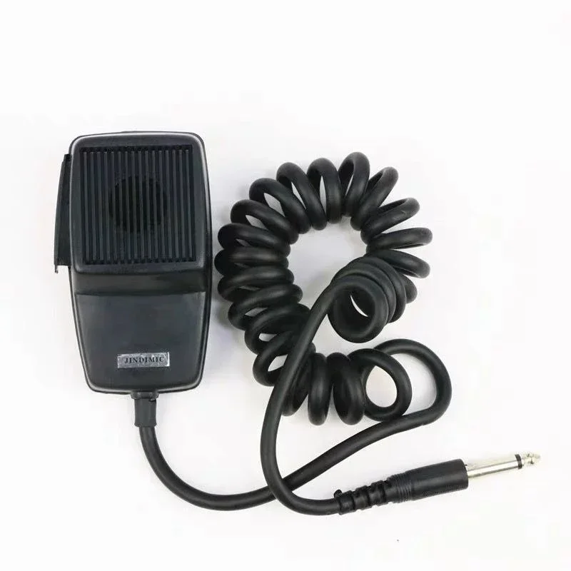 Car Bas Handheld Microphone Megaphone Horn Shouting Sound Amplified Shout Mic for Loudspeaker Amplifier Public Transit 6.5mmPlug