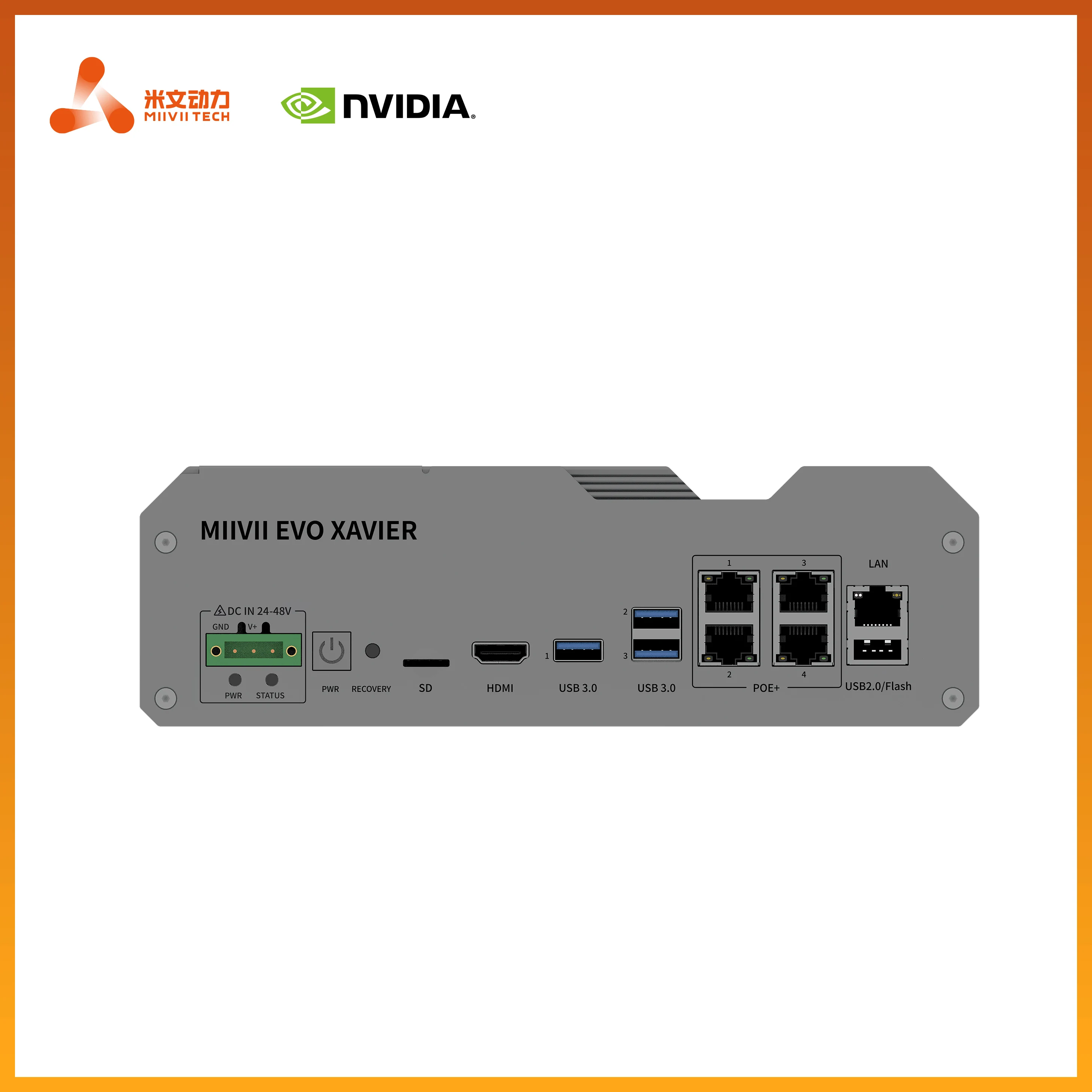 MIIVII EVO Xavier / NVIDIA Jetson AGX Xavier