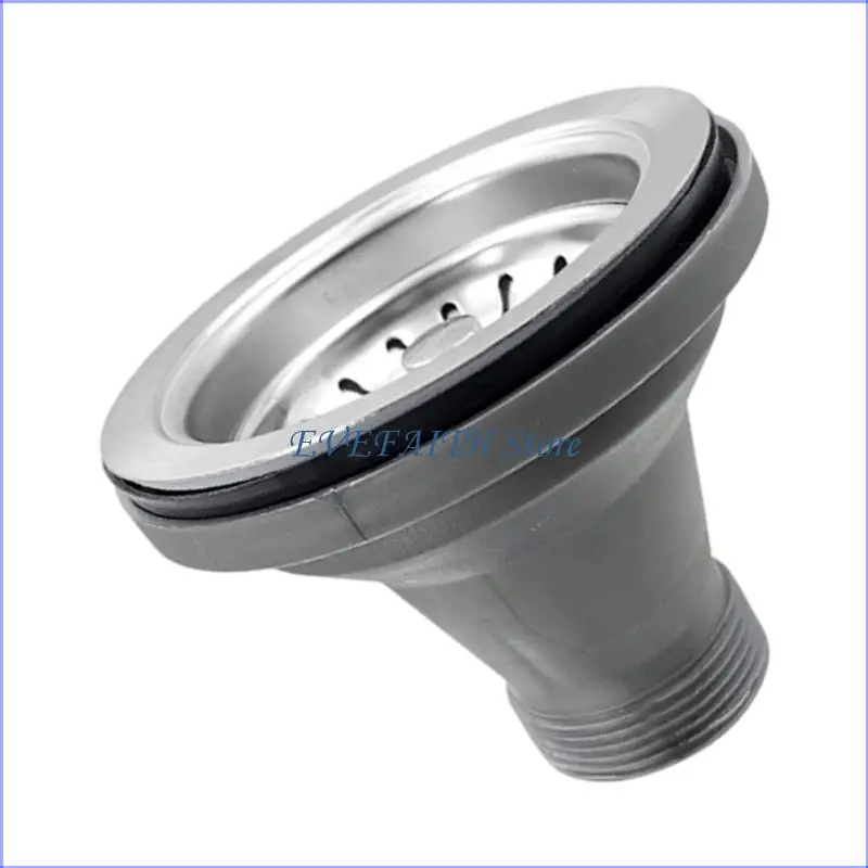 124B مجموعة استنزاف المطبخ والحمام، هيكل فولاذي، نظام ترشيح ثلاثي التثبيت السريع لسهولة التركيب بنفسك #2