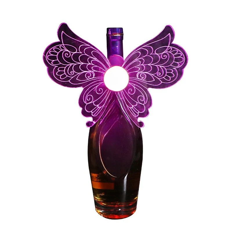 

Bar champagne flash stick led charging angel butterfly fluorescent light luminous nightclub foreign wine wine atmosphere props
