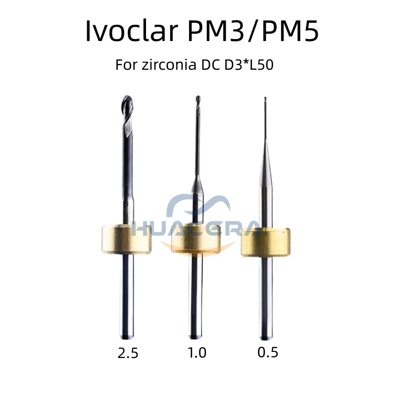 أداة قطع لطحن طلاء الزركونيا بالتيار المستمر ، أزيز مختبر الأسنان ، Ivoclar ، PMMA PEEK ، NC ، NC ، من من من ، إلى ، طحن ، بهو ، بم 3 ، PM5 D3