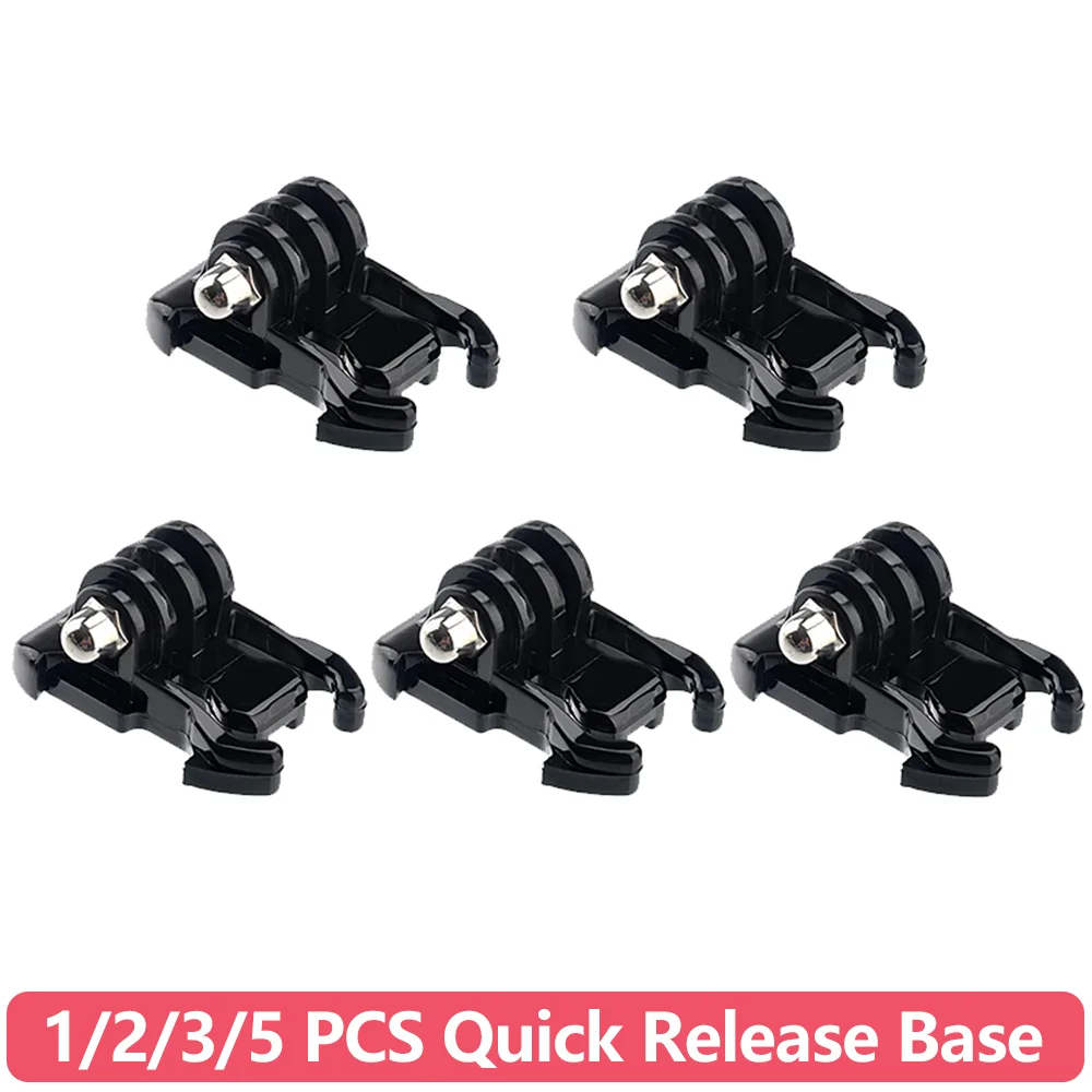 Clip de hebilla de Base de liberación rápida, montaje básico para GoPro Hero 13 12 11 10 9 8 7 6 Insta360 SJCAM SJ4000 AKASO DJI Osmo Cámara de Acción