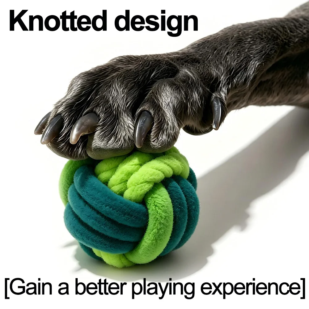 Dog Interactive Cotton Rope Toothbrush Chew Ball Toy for Large Small Dogs Puppy Durable Dental Teething Care Pet Supplies
