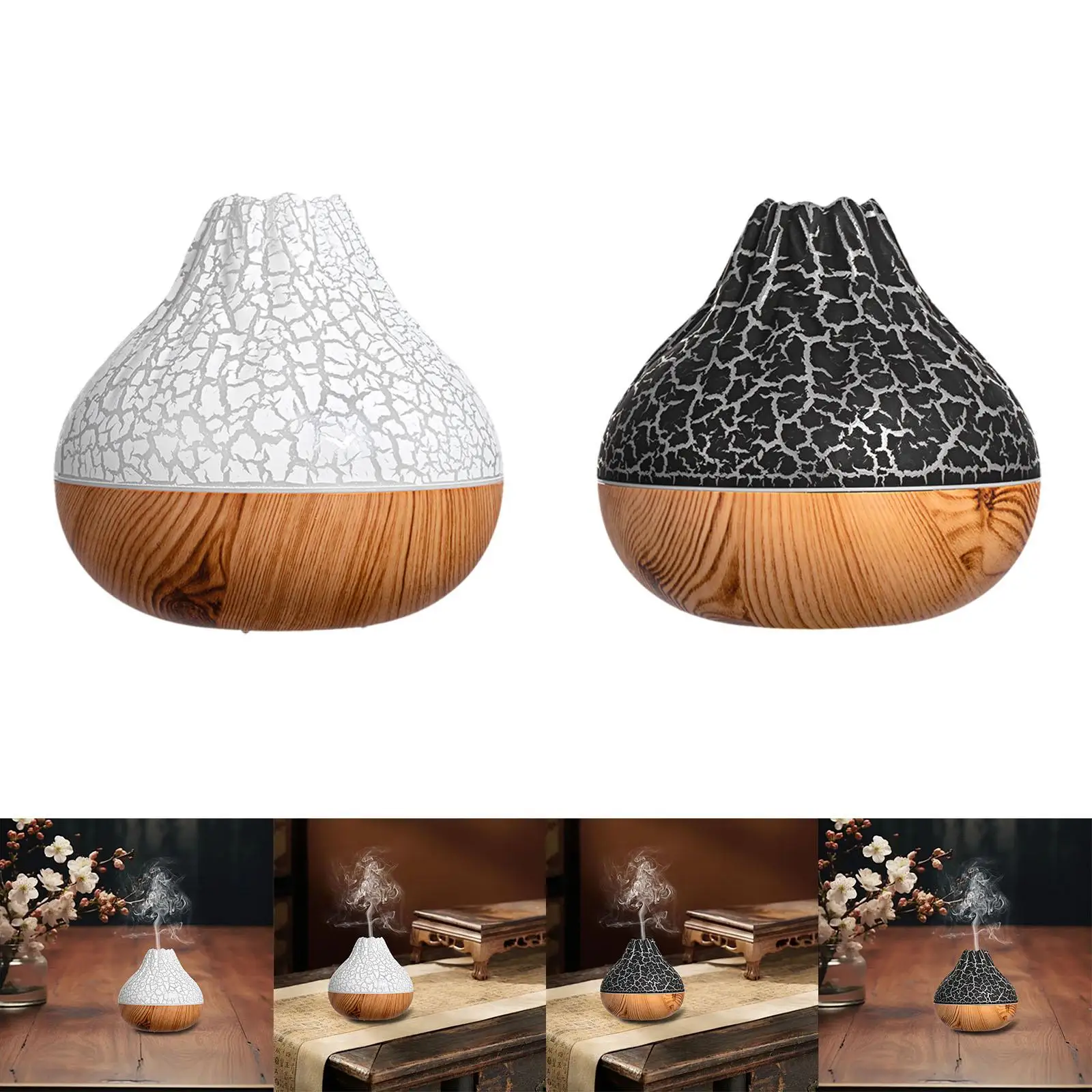 Air Humidifier 300ml Silent Aroma Machine Mist Spray Desktop Humidifier