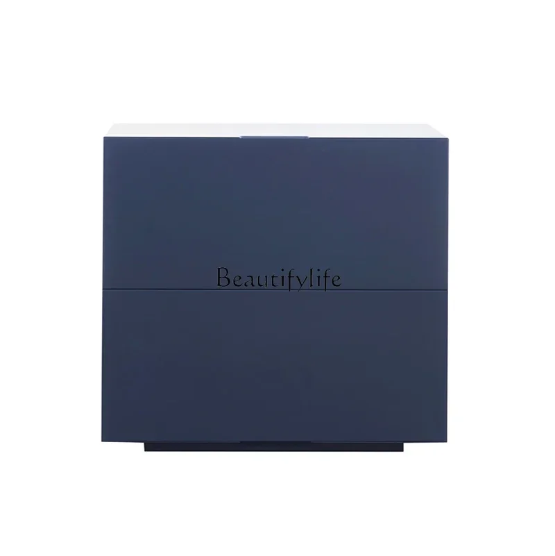 

0 Nordic Solid Wood Modern Bedroom Combination Storage Side Cabinet Multi-color Japanese-style Bedside Table