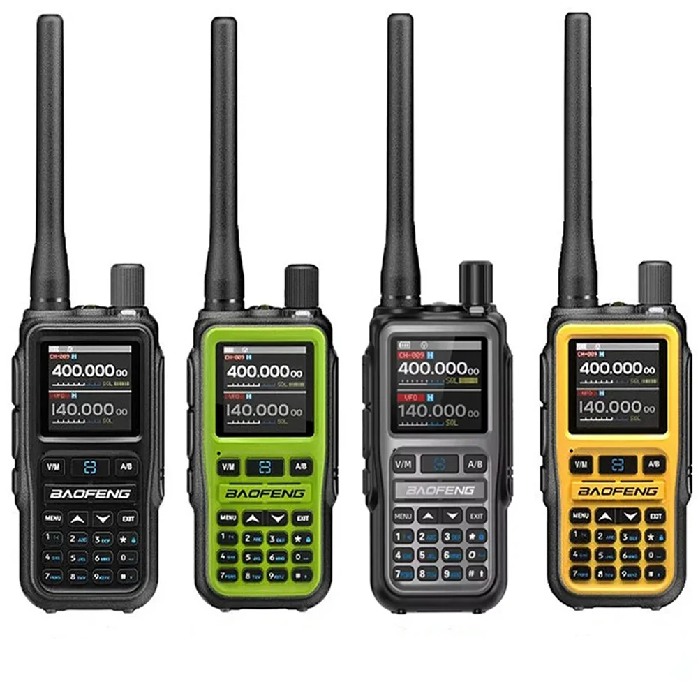 Radio Dua Arah Mini Dual Band BAOFENG UV-5R (5W/999CH) |   Pemrograman Aplikasi Bluetooth, Peringatan Cuaca NOAA, Pengisian Cepat Tipe-C1Pack