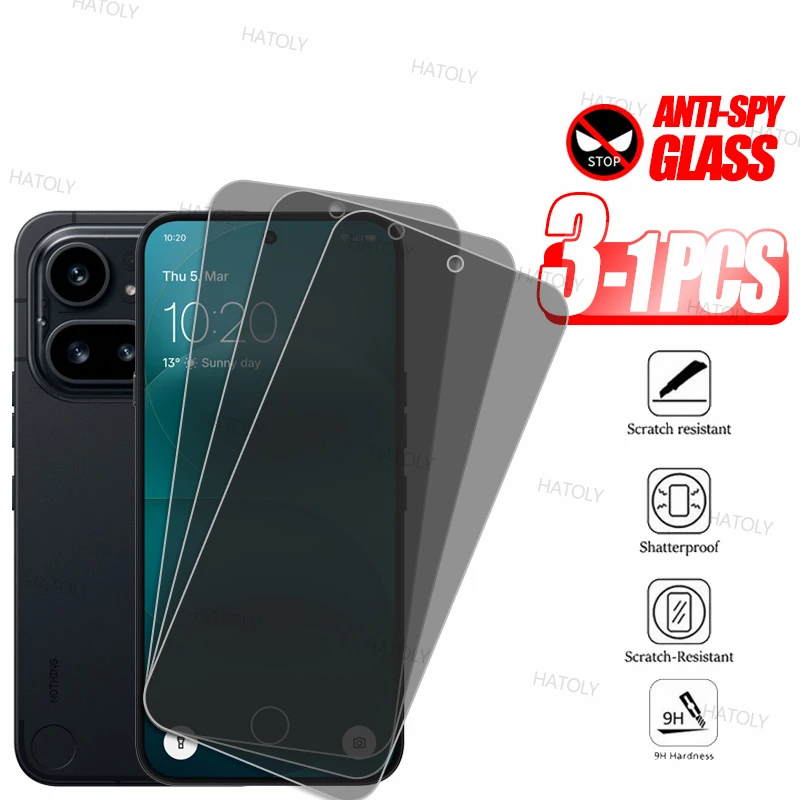 

1/2/3PCS Anti-Spy Screen Protector For Nothing Phone 4a Pro Privacy Tempered Glass Nothing Phone 4a Pro Protective Phone Glass