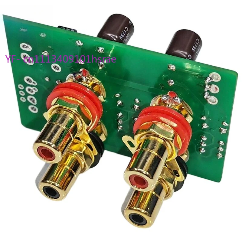 2-Channel Audio Source Switching Board Dual Choice Relay Signal Switcher Converter Board