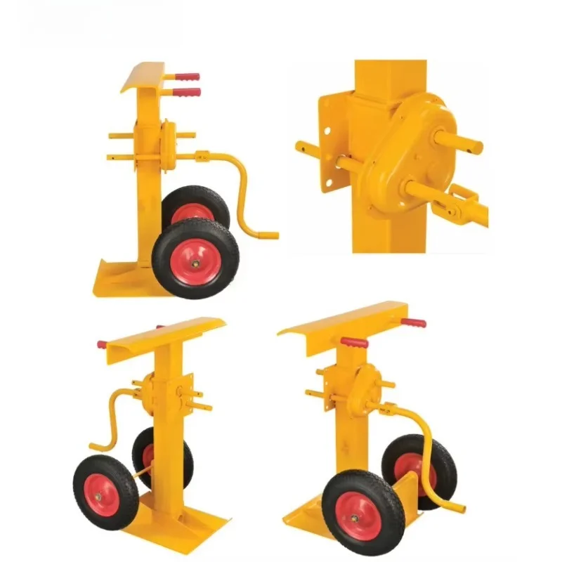 Hand trailer jack holder 100000Lbs static cover.