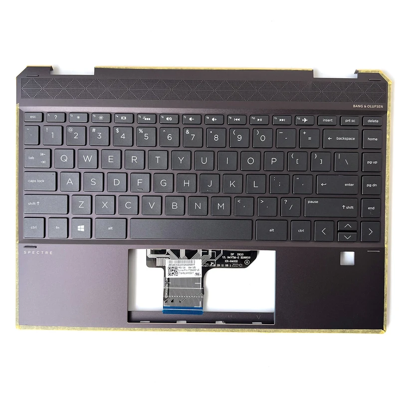 PP+  95New Palmrest With Backlit Keyboard For HP Spectre X360 13-AP Series L37681-001
