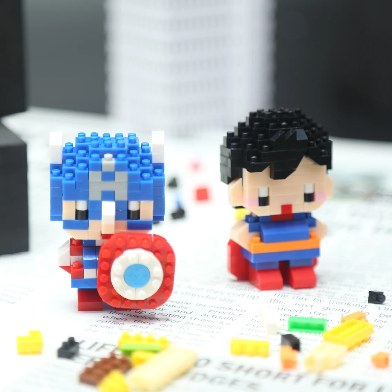 Disney Hero Cartoon Micro Particle Building Blocks Figure Cartoon Character Model Assembly Toys Collection Toy for Boys Gifts
