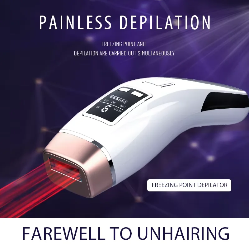 Ice cooling Hair Removal Appliances Intense Pulse Light Epilator IPL Lazor Machine Epilation Hair Removal Machine Laser