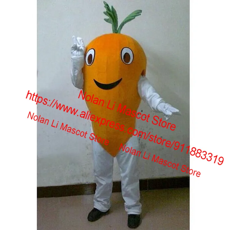 High Quality EVA Material Carrot Mascot Costume Cartoon Suit Birthday Party Cosplay Masquerade Advertising Game Event 1006