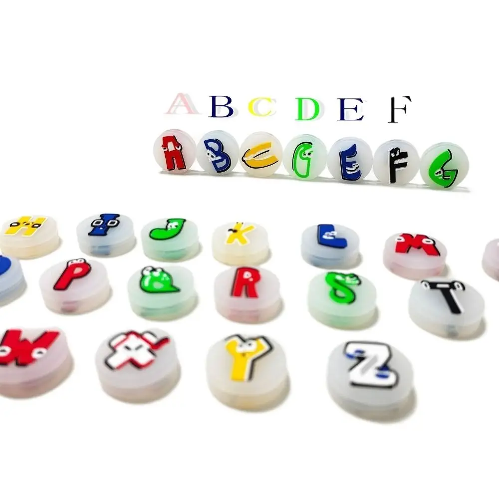 26 lettres anglaises Tennis amortisseur Anti-Vibration Absorption des chocs raquette de Tennis amortisseur personnalité mignon