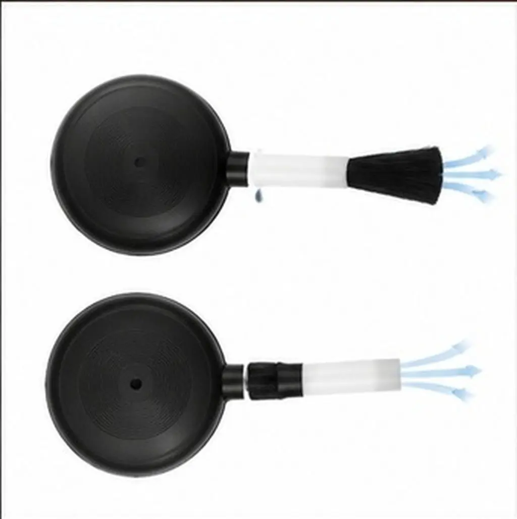 2Pcs Air Dust Blower and Brush Solid Plastic Bulb Pump Cleaning Tool for Camera Lens Pc Keyboard Telescope Air