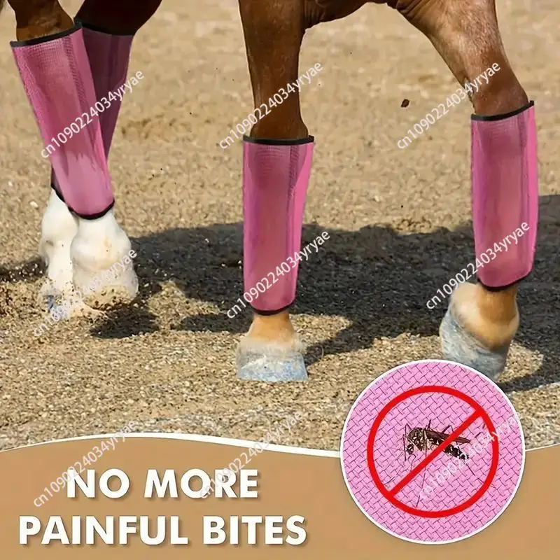 Horse leg mosquito cover Horse leggings fly cover Breathable protective cover Equestrian supplies