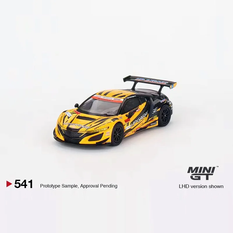 미니 GT 한정판 다이 캐스트 합금 자동차 모델, 혼다 NSX GT3 18 EVO22 슈퍼 GT 1, 64 #541