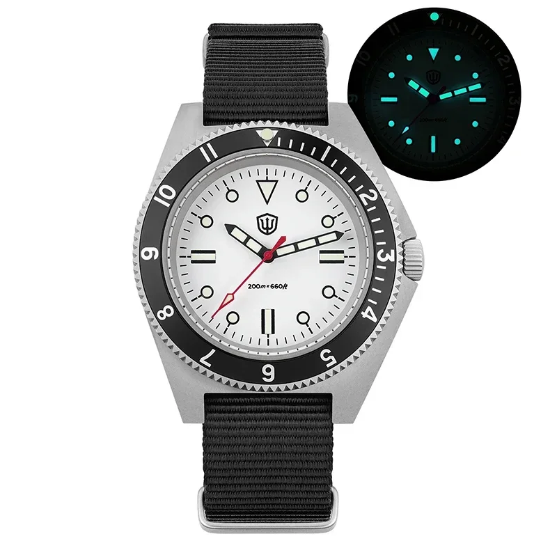 Watchdives WD1972 Quartz Watch VH31 Sweep Seconds Movement Sapphire Crystal BGW9 Luminous 20Bar Waterproof Vintage Men Watches image 3