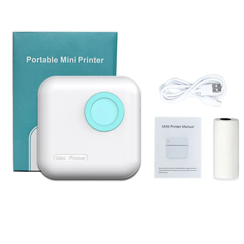 Customized-Border New Thermal Error Correction Picture Label Portable Pocket Printer Printer