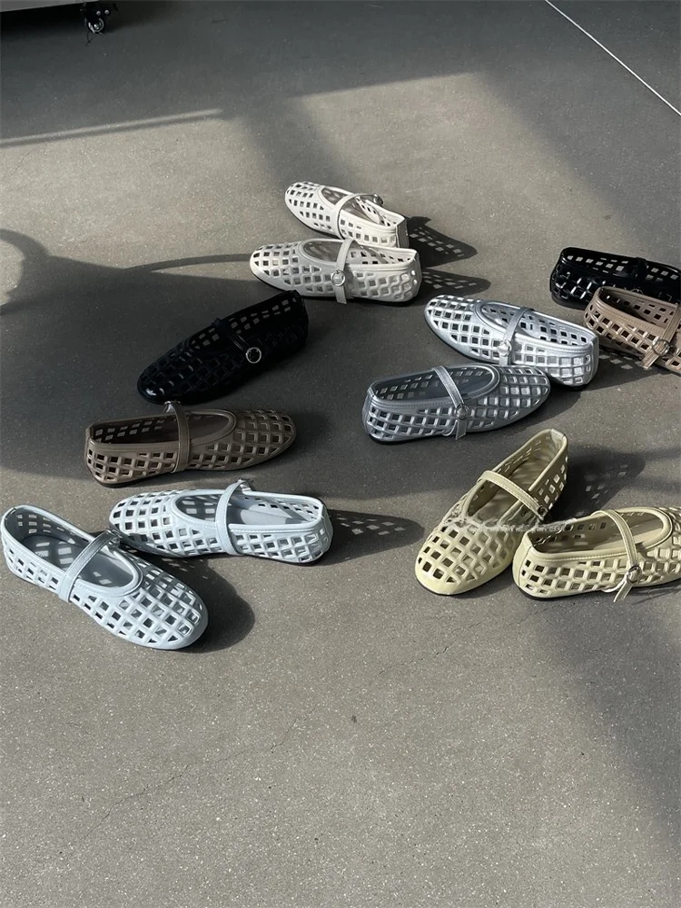 

Женские ботинки на плоской подошве из кожи ягненка Mary Jane oes, весна-лето, новые дышащие дышащие ботинки с круглой головкой и одним ремешком