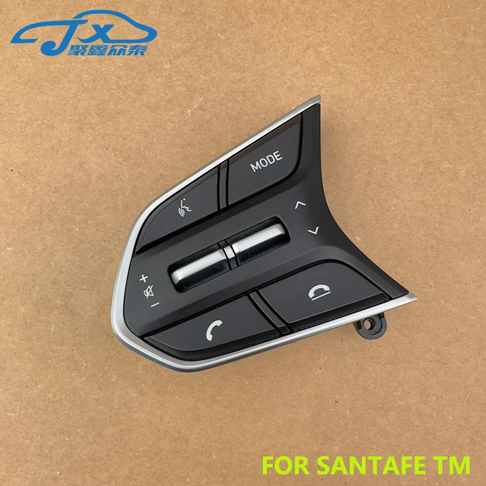 JXZT Steering Wheel Buttons for SantaFe TM Palisade Cruise Control Multimedia Remote Switch Automobile Accessory