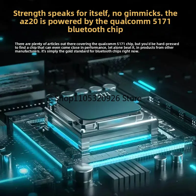 for KZ-AZ20 Wireless Bluetooth Module Qualcomm QCC5171 Chip 5.3 True Wireless Hifi Headset Bluetooth Ear Hanging