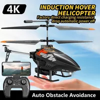 Mini helicóptero teledirigido con cámara 4K, wifi FPV y luces LED