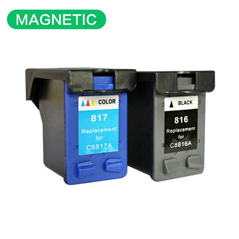 Magnetic Compatible Ink cartridge For HP816 for HP 816 817 DeskJet D1468 D2360 D2368 D2468 3538 3558 3658 3668 5168 5652 printer