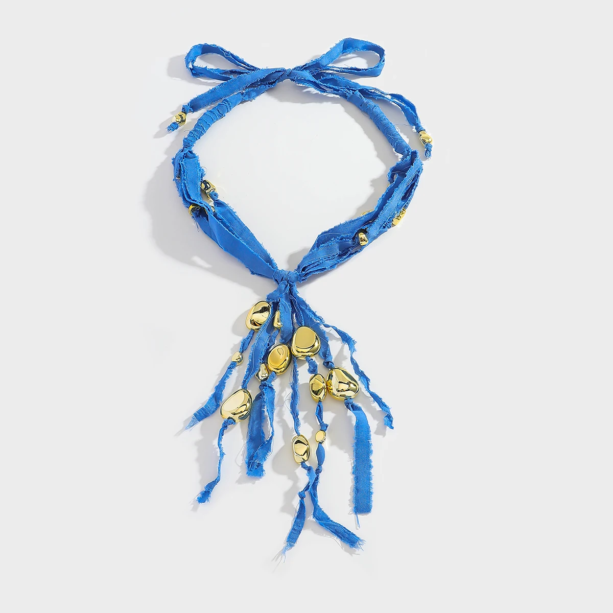 

Woven Necklace With Metal Pieces For Women New Design Fashion Charm Jewelry Autumn And Winter Daily Jewelry