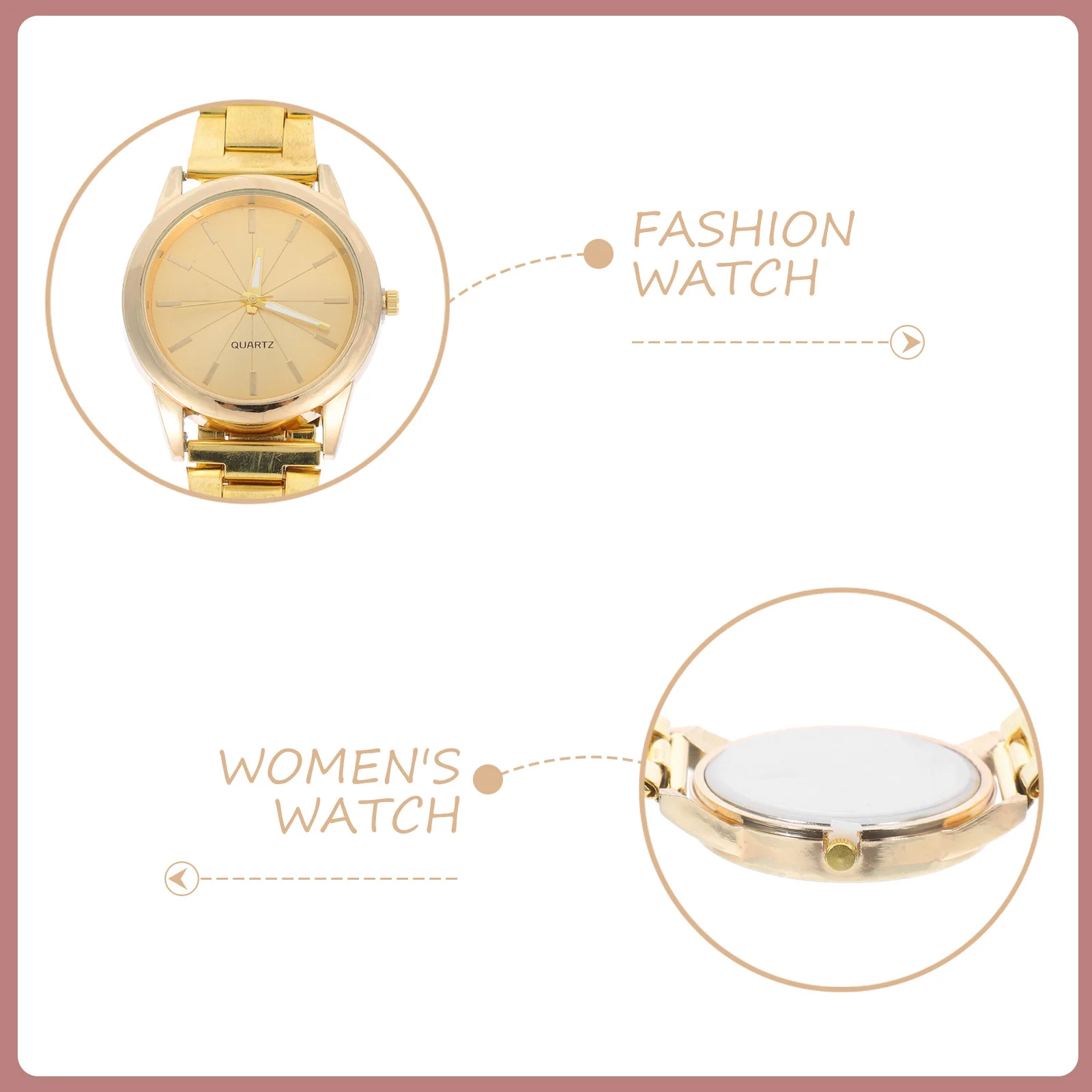 

Ladies Dress Quartz Watches Fashionable Elegant Design Business Women Gifts for Friends Family Birthdays New Year