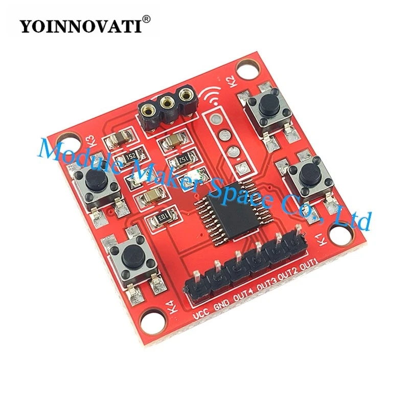Smart Electronics Infrared Remote Control Module 4-Channel Infrared Learning Board Modules Remote Control Board