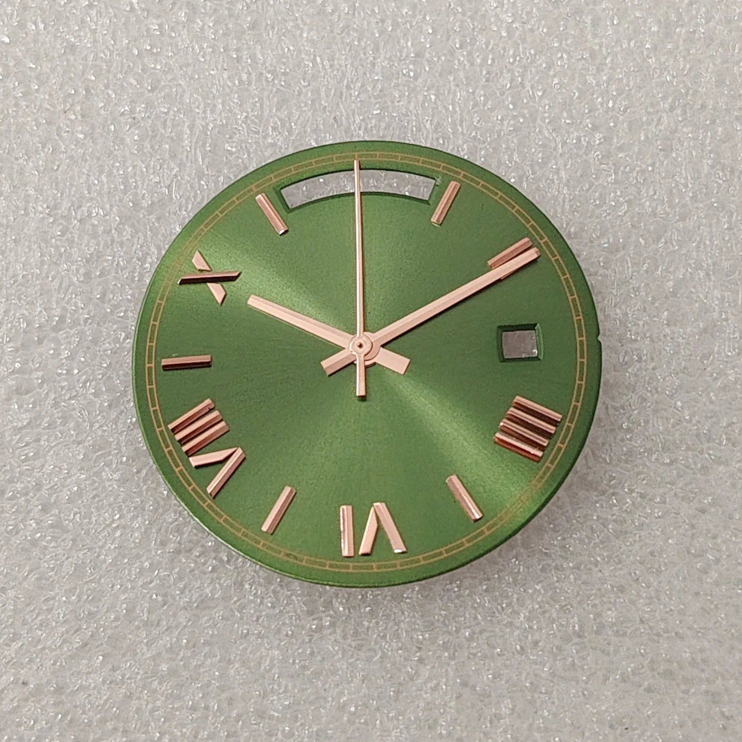 For 8285 Movement 30.8mm Watch Dial+hands Kit Single Calendar Sunray Dial Only for 8285 Movement Silver/Gold/Rose Nail Dial