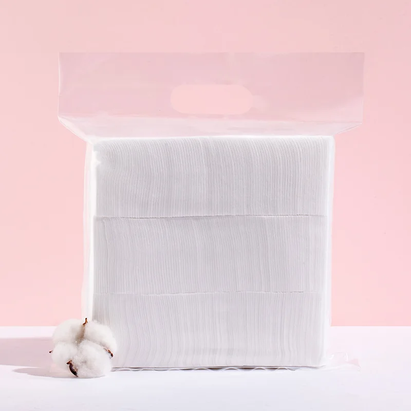 Tampons de coton épais, 500 pièces, pour le nettoyage du maquillage, hydratant, vente en gros