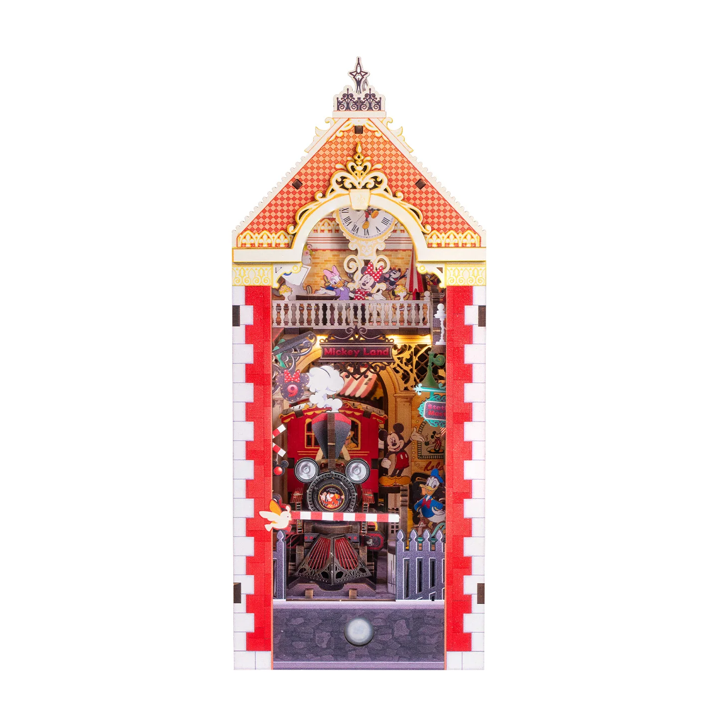 MU Mickey Boekensteun 3D Metalen Puzzel DIY Montage Kit, Denkspel, Kantoordecoratie, Verjaardags-, Kerst- en Halloweencadeau, verzamelobject