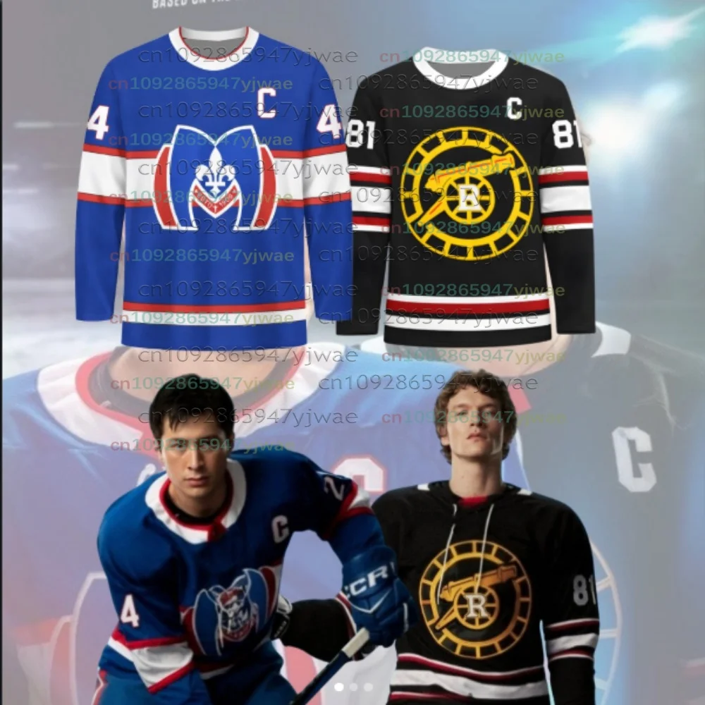 

Новая мужская хоккейная футболка с подогревом Rivalry, с длинными рукавами, унисекс, с V-образным вырезом, Rozanov HOLLANDER, топы, пуловеры