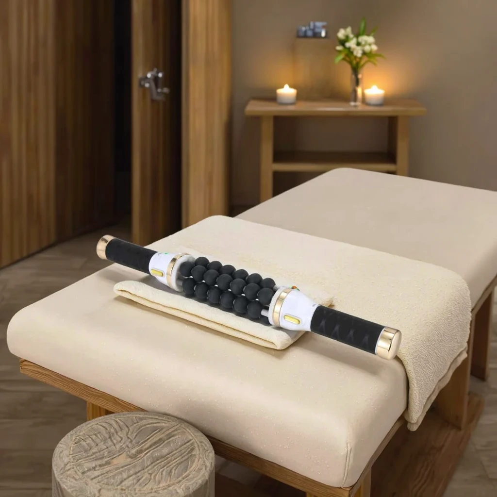 

Hot Roll Body Massager Lymphatic Drainage Drum Roller Cellulite for Hand Foot Neck Application Massage Chair