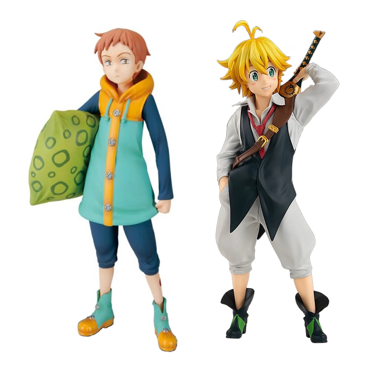 Hot Anime Meliodas King Model Character Doll Pillow Poses Carrying Sword Action Figure PVC Action Figure Collection Gift