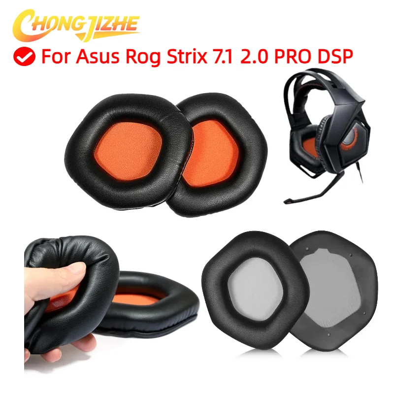 

Ear pads for Asus Rog Strix 7.1 2.0 PRO DSP Replacement Earpads Memory Covers Sponge Soft
