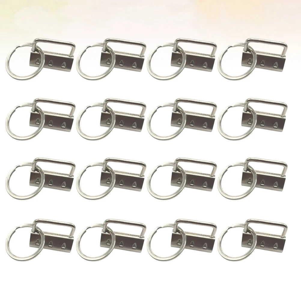 

25 шт. лямка-зажим для ключей, модная фурнитура для ключей с металлическим браслетом для ключей