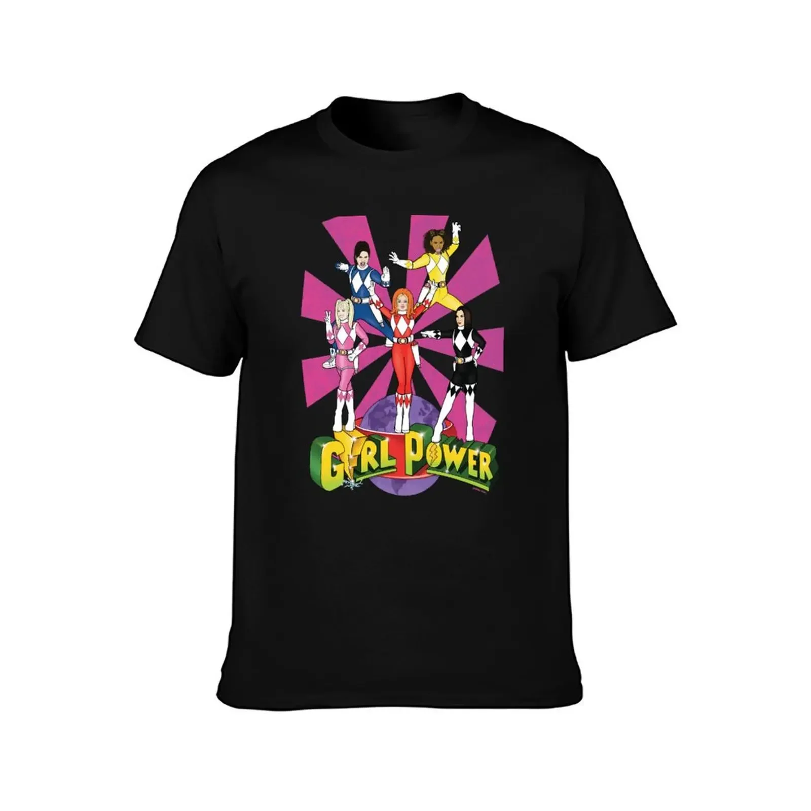 GIRL RANGERS RAYS T-Shirt graphics for a boy cotton t shirt men