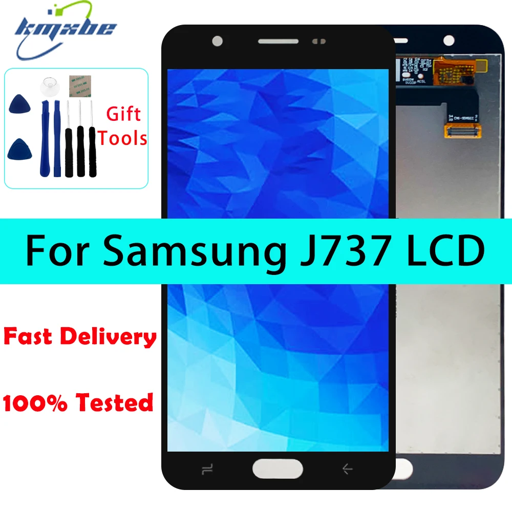 

5.5" High quality LCD For Samsung Galaxy J737F J737V J737T Display Touch Screen Digitizer Assembly For J737A Replacement LCD