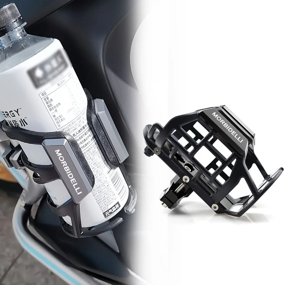 Motorcycle Accessorie Aluminum Alloy Black Anticorrosive Motorcycle Bumper Cup Holder for Morbidelli T1002VX 2025