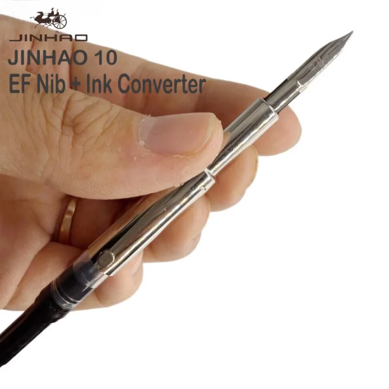 JINHAO 10 stalówka do pióra wiecznego z konwerterami atramentu kaliber 5,5 mm wkłady do napełniania atramentu szkolne artykuły biurowe artykuły papiernicze — zdjęcie produktu 3