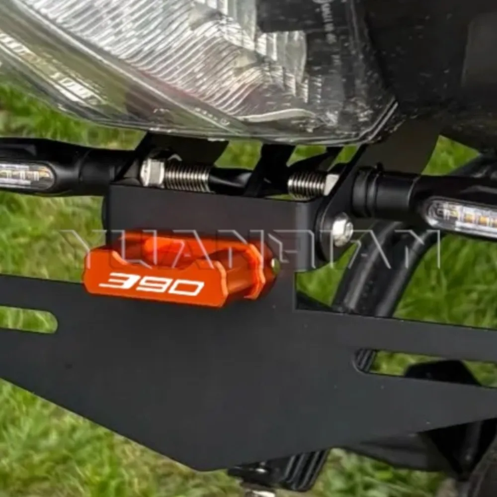 

Rear License Plate For DUEK 125 250 390 Duke390 2017 - 2026 Motorcycle LED Light Tail Tidy Holder Fender Eliminator Tail Bracket
