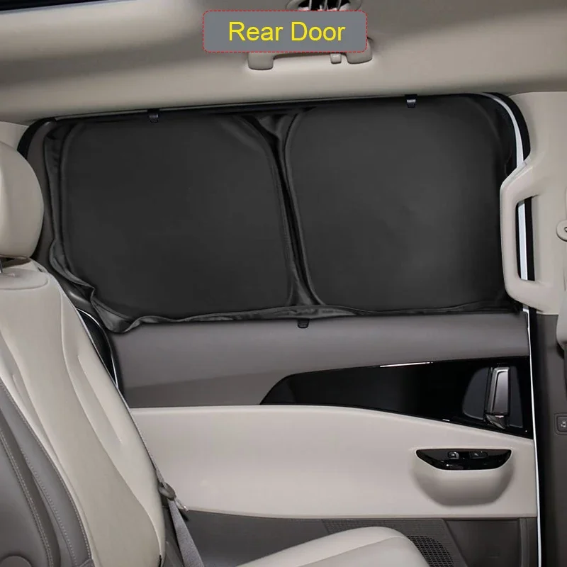 

Car Black Anti-UV Heat Insulation Window Privacy Sunshade For KIA CARNIVAL 2021-Present Auto Protect Cover Interior Accessory