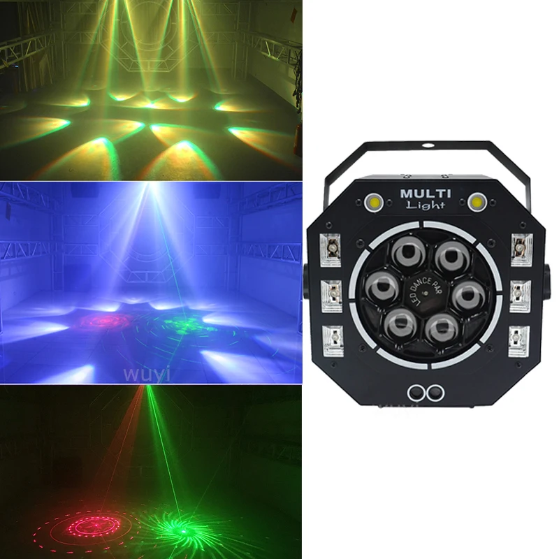 

Bee Eye Laser Strobe Pattern Multifunctional Effect Light with DMX Voice Control for KTV Club Stage Bar Christmas Entertainment