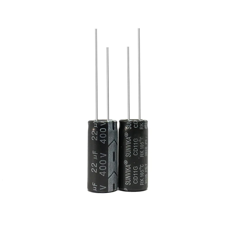 

45pcs 400V 22uF Electrolytic Capacitor 10x17mm High Quality for Charger Adapter Power Supply