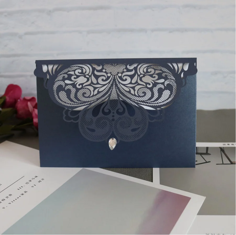 newly arrivals  Wedding Card Invitation Best Selling laser Cut Wedding Cards design