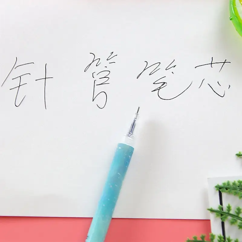 4 Pieces Stationery Cute Cartoon Rabbit Crystal Gel Pen Creative