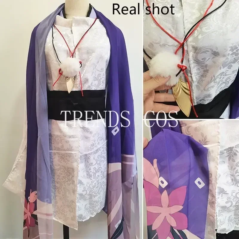 زي تنكري من Scaramouche Wanderer ، زي الهالوين ، ملابس Ballade Kunikuzushi Sumeru